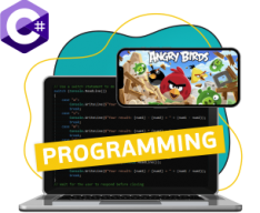 Программирование на C#. Удивительный мир 2D-игр - КИБЕРшкола программирования для детей, компьютерные курсы для школьников, начинающих и подростков - KIBERone г. Голицино