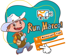 Run Marco - КИБЕРшкола программирования для детей, компьютерные курсы для школьников, начинающих и подростков - KIBERone г. Голицино