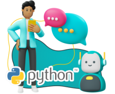 Умный чат-бот на Python - КИБЕРшкола программирования для детей, компьютерные курсы для школьников, начинающих и подростков - KIBERone г. Голицино