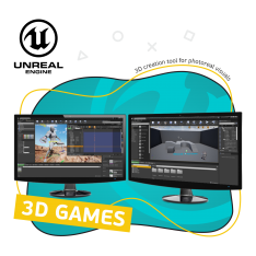 Unreal Engine 4. Игровой движок - КИБЕРшкола программирования для детей, компьютерные курсы для школьников, начинающих и подростков - KIBERone г. Голицыно