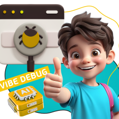 Тестирование & Vibe Debug. Охотники за багами - КИБЕРшкола программирования для детей, компьютерные курсы для школьников, начинающих и подростков - KIBERone г. Голицыно