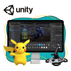 Мир игр на Unity 2D на популярном движке + AI-помощники - КИБЕРшкола программирования для детей, компьютерные курсы для школьников, начинающих и подростков - KIBERone г. Голицыно