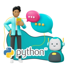 Умный чат-бот на Python на Telegram - КИБЕРшкола программирования для детей, компьютерные курсы для школьников, начинающих и подростков - KIBERone г. Голицыно
