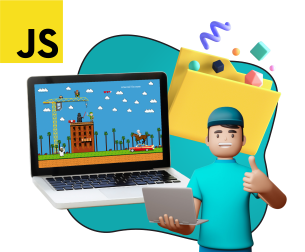 Программирование на JavaScript. Учимся создавать игры! - КИБЕРшкола программирования для детей, компьютерные курсы для школьников, начинающих и подростков - KIBERone г. Голицино